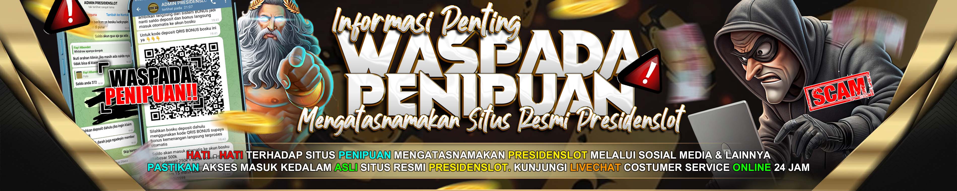 WASPADA PENIPUAN 2026 WEBSITE PRESIDENSLOT